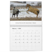 サラブレッド馬好き12か月カレンダー カレンダー (2月 2026)