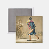 サラブレッド11月とロンドンの特定、エングラ マグネット (正面/裏面)