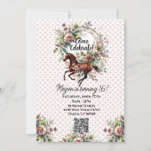 サラブレッド・ウマ・エクスの花 招待状 (正面)