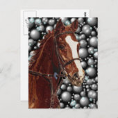 サラブレッド&バブルアート ポストカード (正面/裏面)