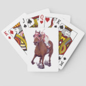 サラブレッド・ホースがレースに勝利 トランプ (裏面)