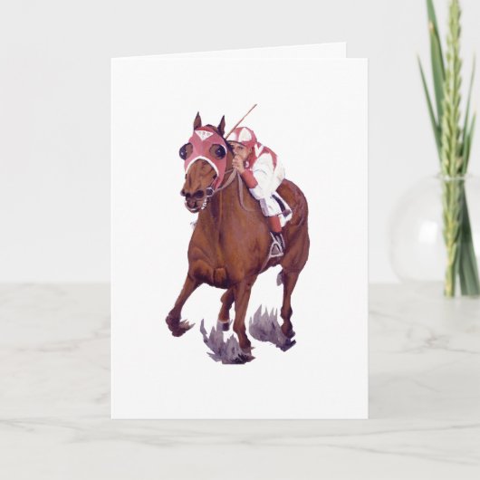 サラブレッド・ホースは勝ち馬だ カード (正面)