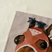 サラブレッド・ホースは勝ち馬だ ビーチタオル (インサイチュ)