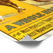 サラブレッド・ホース・ショー・サーカス・ポスター ポスター (角)