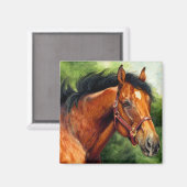 サラブレッド・ホース マグネット (正面/裏面)