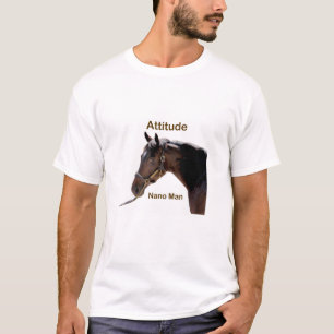 サラブレッド – Nano Man – 姿勢 Tシャツ