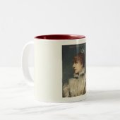 サラベルンハードルイーズアブベマポートレート ツートーンマグカップ (正面左)