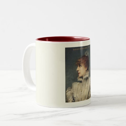 サラベルンハードルイーズアブベマポートレート ツートーンマグカップ (正面左)