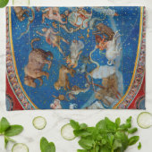 サラボローニャの天井、天球図 キッチンタオル (折り畳み)