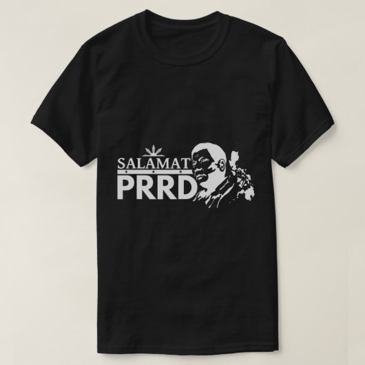 サラマトPRRDサンキューデュテルテフィリピン人プライド司会 Tシャツ (デザイン正面)