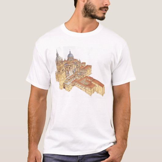サラマンカのカテドラル。 スペイン Tシャツ (正面)