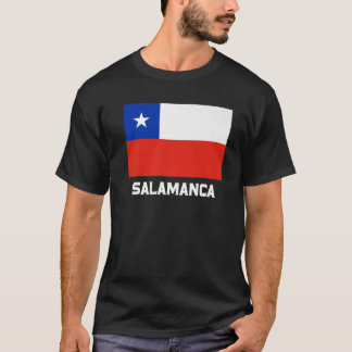 サラマンカリパブリカチリ国旗エスクドバンデ Tシャツ