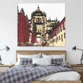 サラマンカ大聖堂の旧市街 キャンバスプリント (インサイチュ (寝室))