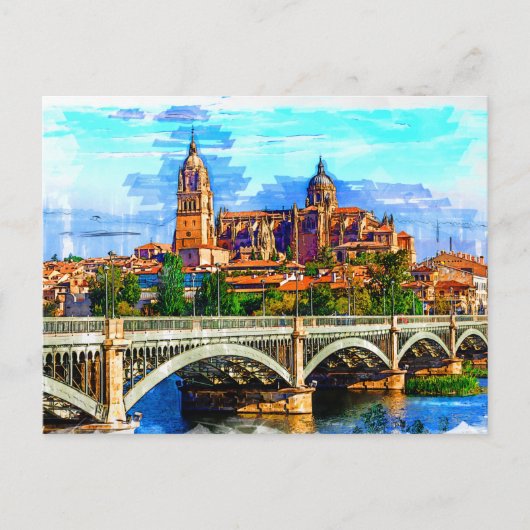 サラマンカ/カスティーリャとレオン，スペイン。 ポストカード (正面)