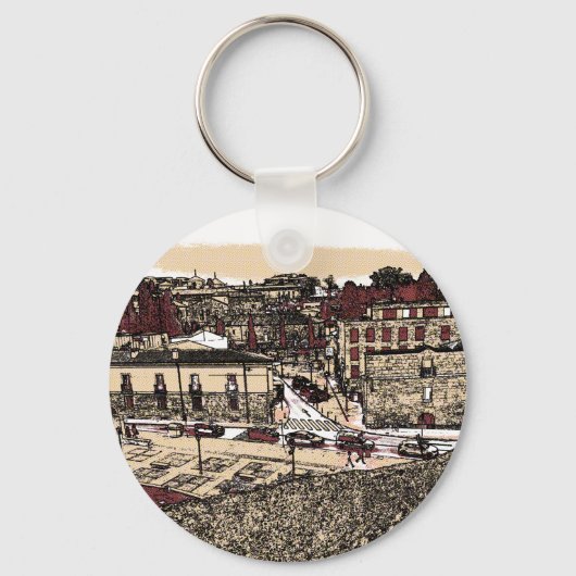 サラマンカ・スペインの旧市街 キーホルダー (正面)