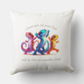 サラマンダカラフルーはサラマンダースライドを行う クッション (裏面)