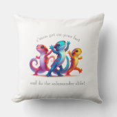 サラマンダカラフルーはサラマンダースライドを行う クッション (正面)