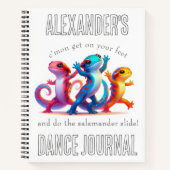 サラマンダカラフルーはサラマンダースライドを行う ノートブック (正面)