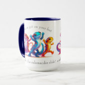 サラマンダカラフルーはサラマンダースライドを行う マグカップ (正面左)