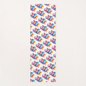 サラマンダカラフルーはサラマンダースライドを行う ヨガマット (正面)