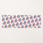 サラマンダカラフルーはサラマンダースライドを行う ヨガマット (正面(横))