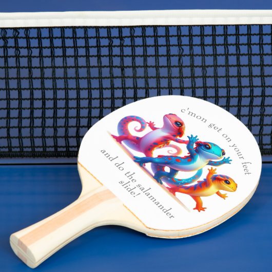 サラマンダカラフルーはサラマンダースライドを行う 卓球ラケット (インサイチュ)
