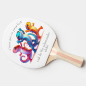 サラマンダカラフルーはサラマンダースライドを行う 卓球ラケット (横)