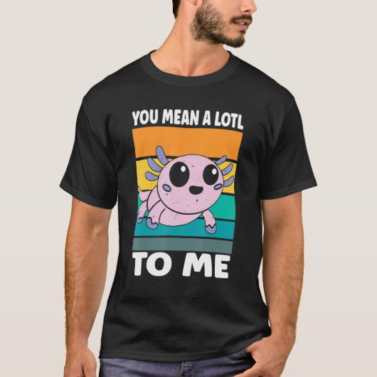 サラマンダーラブアクソロトル Tシャツ (正面)