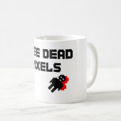 サラマーシャルの死んだピクセル コーヒーマグカップ (正面右)