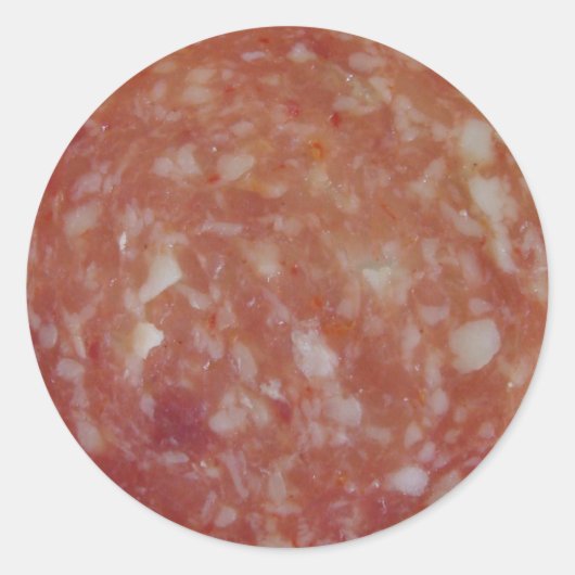 サラミのスライスシール ラウンドシール (正面)