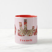 サラム |イラン人ガールフレンドの記念日のギフト マグカップ (中央)