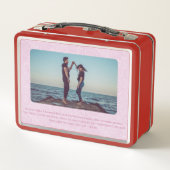 サラム |ガールフレンドのためのペルシャの記念品 メタルランチボックス (裏面)