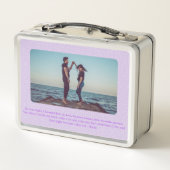 サラム |ペルシャ人ガールフレンドのアニバーサリーギフト メタルランチボックス (裏面)