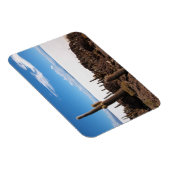 サラルドゥウユニ長方形マグネットのサボテン マグネット (右側)