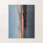 サランデ、アルバニア、日没 ジグソーパズル (縦)