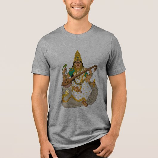 サラースヴァティーTシャツ トライブレンドＴシャツ (正面)