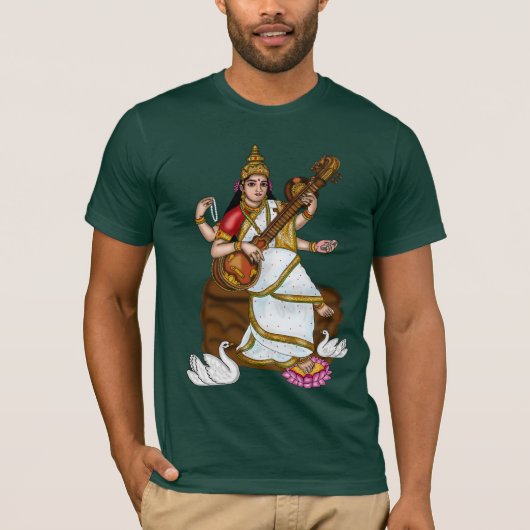 サラースヴァティーTシャツ Tシャツ (正面)