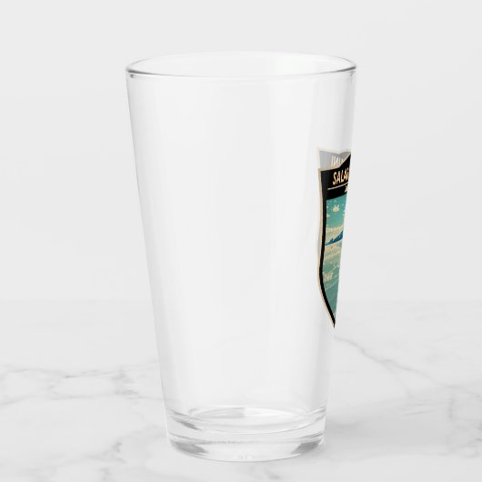 サラードウイユニボリビア旅行アートバッジ タンブラーグラス (右)