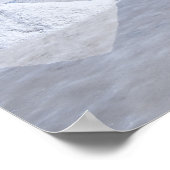 サラードウユニ塩フラッツのポスタープリント ポスター (角)