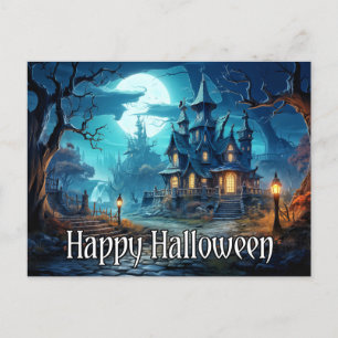 サラーハウス幽霊のよく出るハロウィーン ポストカード