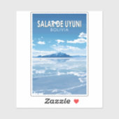 サラールドゥウイユニボリビア旅行アートヴィンテージ シール (シート)