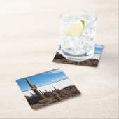 サラール族de Uyuniのコースターの巨大なサボテン スクエアペーパーコースター (インサイチュ)