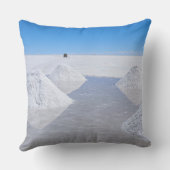 サラール族de Uyuniの塩の平たい箱の装飾用クッション クッション (裏面)