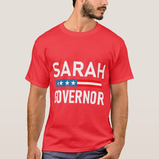 サラー・ハカビー・サンダース アーカンソー州知事選挙 投票 Tシャツ (正面)