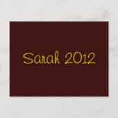 サラ2012 ポストカード (正面)