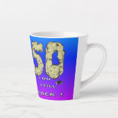 サラ50周年記念ハートブルーパープルラテマグ カフェラテマグ (右)