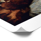 サラ・シッドンズのポートレートバイトマス・ゲインズボロ ポスター (角)