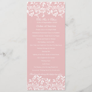 サラ・ジェーン ピンク＆ホワイト オーダー・オブ・サービス プログラム