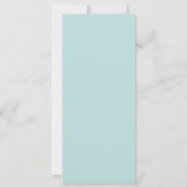 サラ・ジェーン ライトブルー&ホワイト オーダー・オブ・サービス 招待状 (裏面)