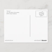 サラ・セドウィックの「Quince」アートポストカード ポストカード (裏面)